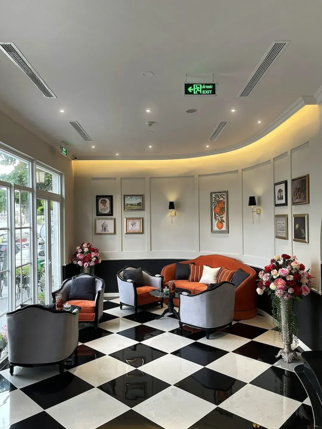 Lobby sitting area