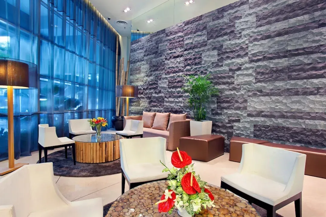 Lobby sitting area