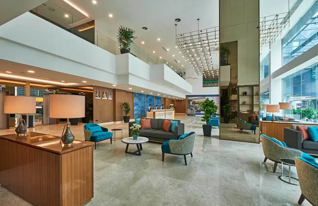 Lobby sitting area