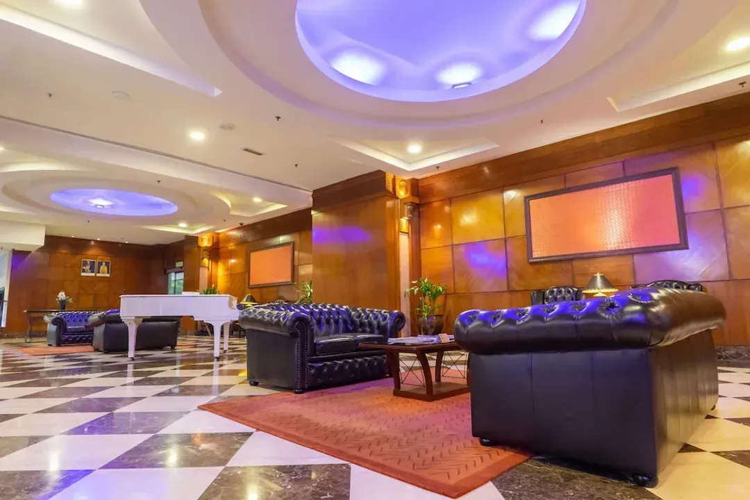 Lobby sitting area