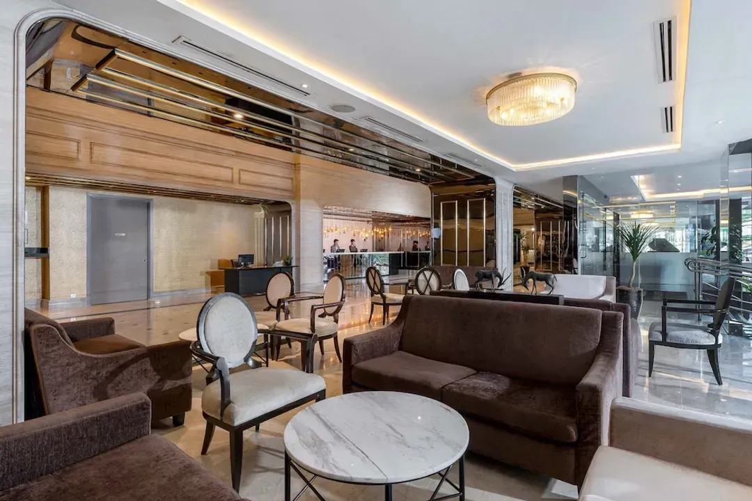 Lobby sitting area