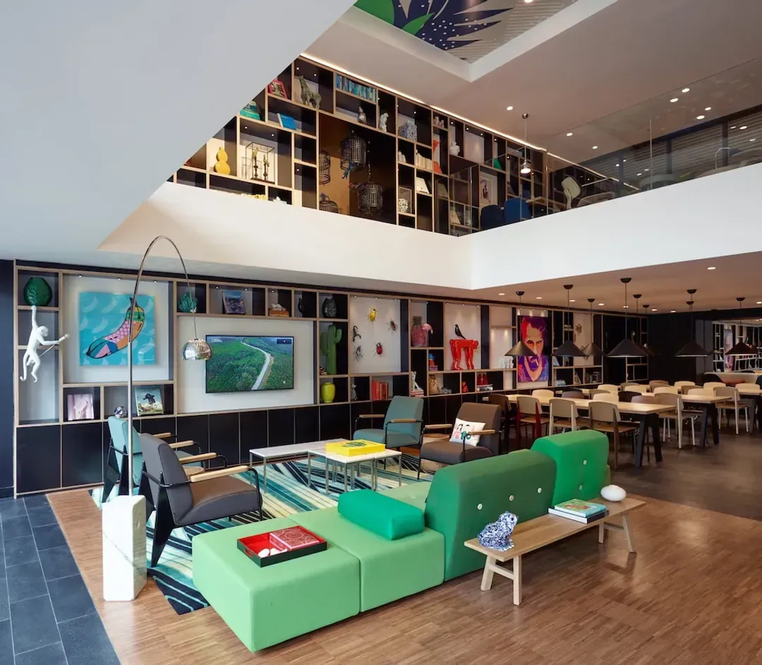 Lobby sitting area