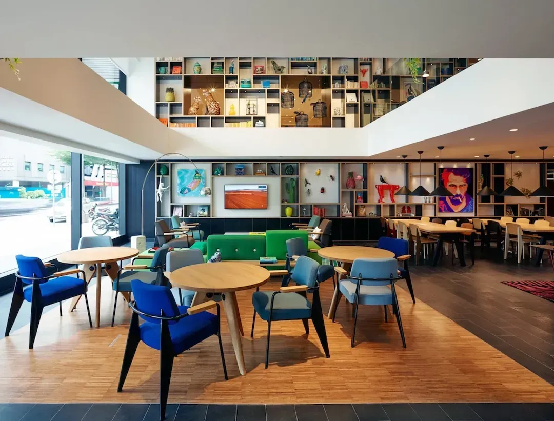 Lobby sitting area