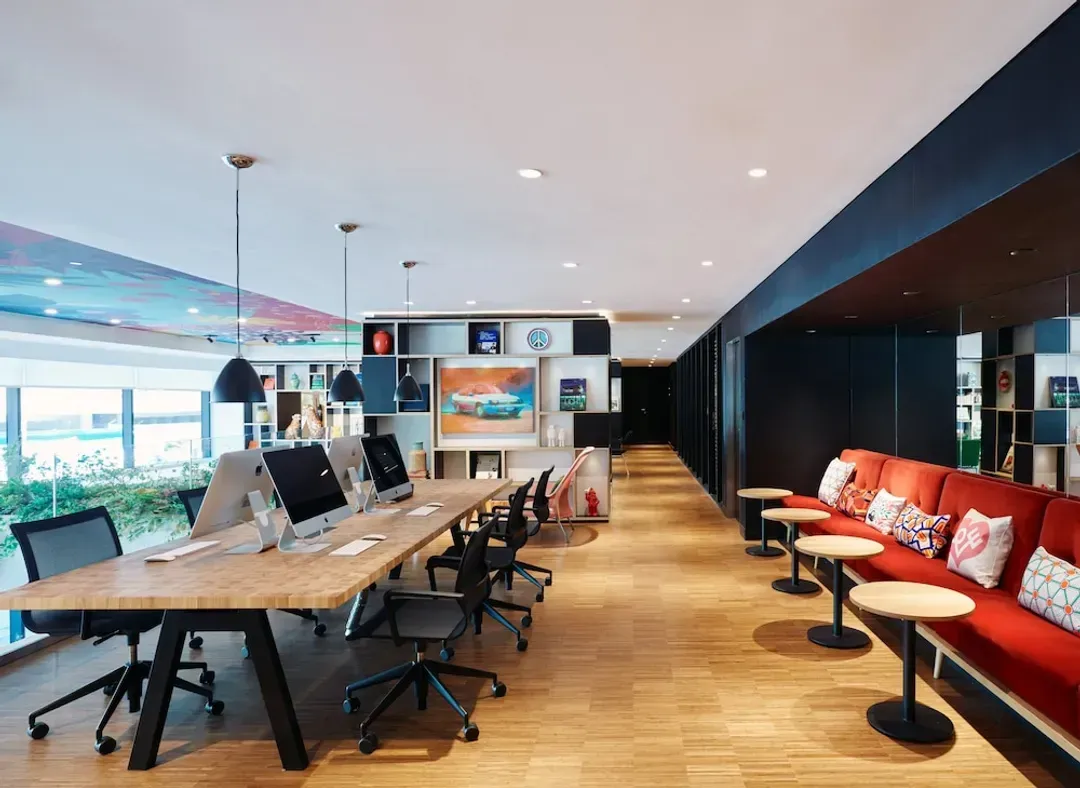Lobby sitting area