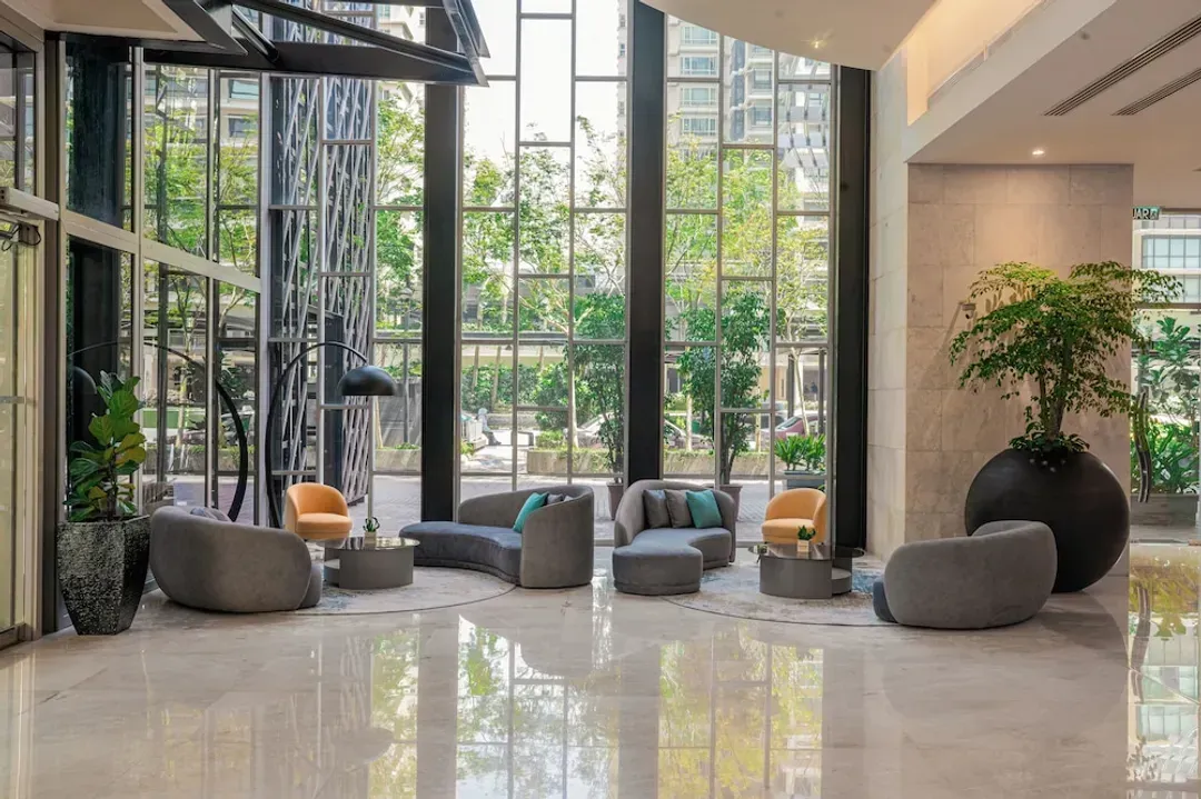 Lobby sitting area