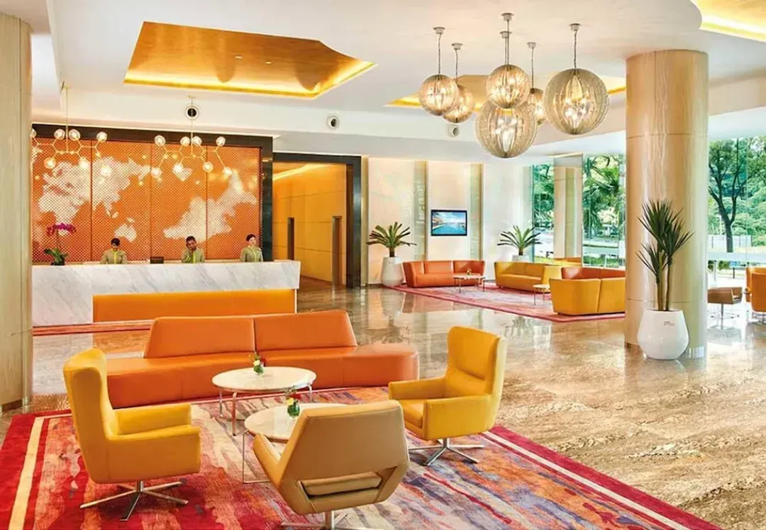 Lobby sitting area
