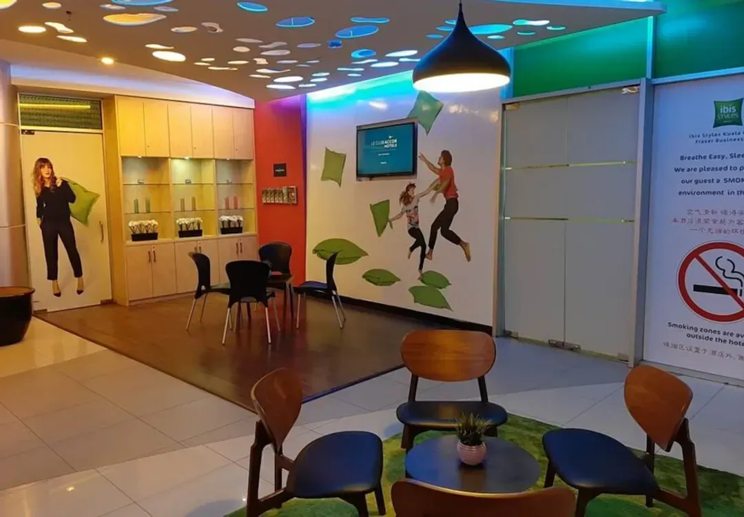 Lobby sitting area