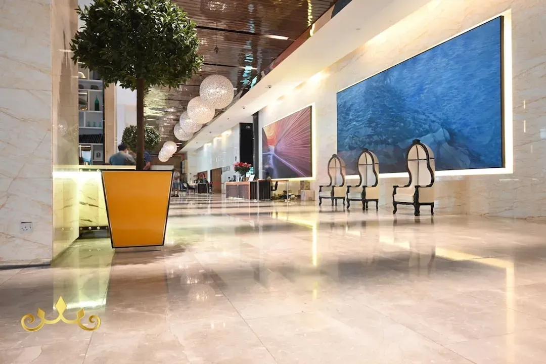 Lobby sitting area
