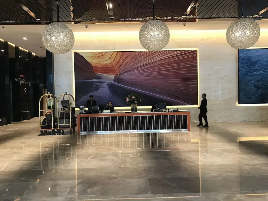 Interior entrance