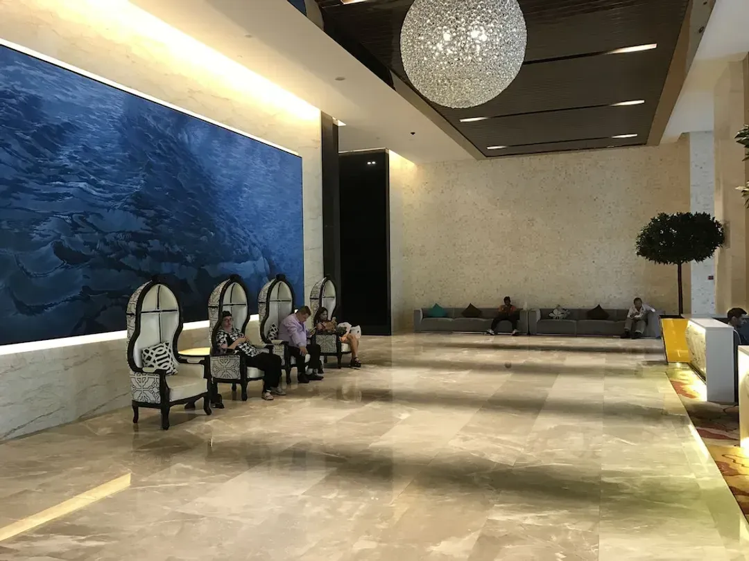 Interior entrance