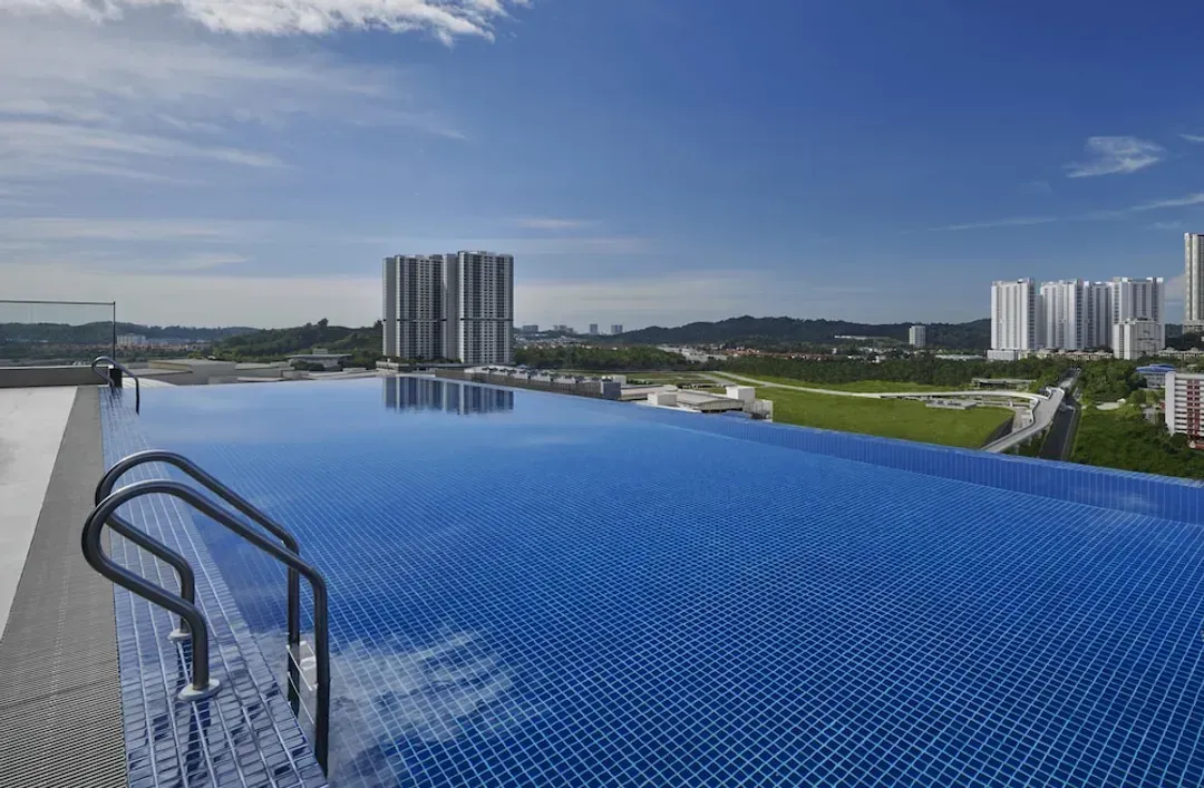 Rooftop pool