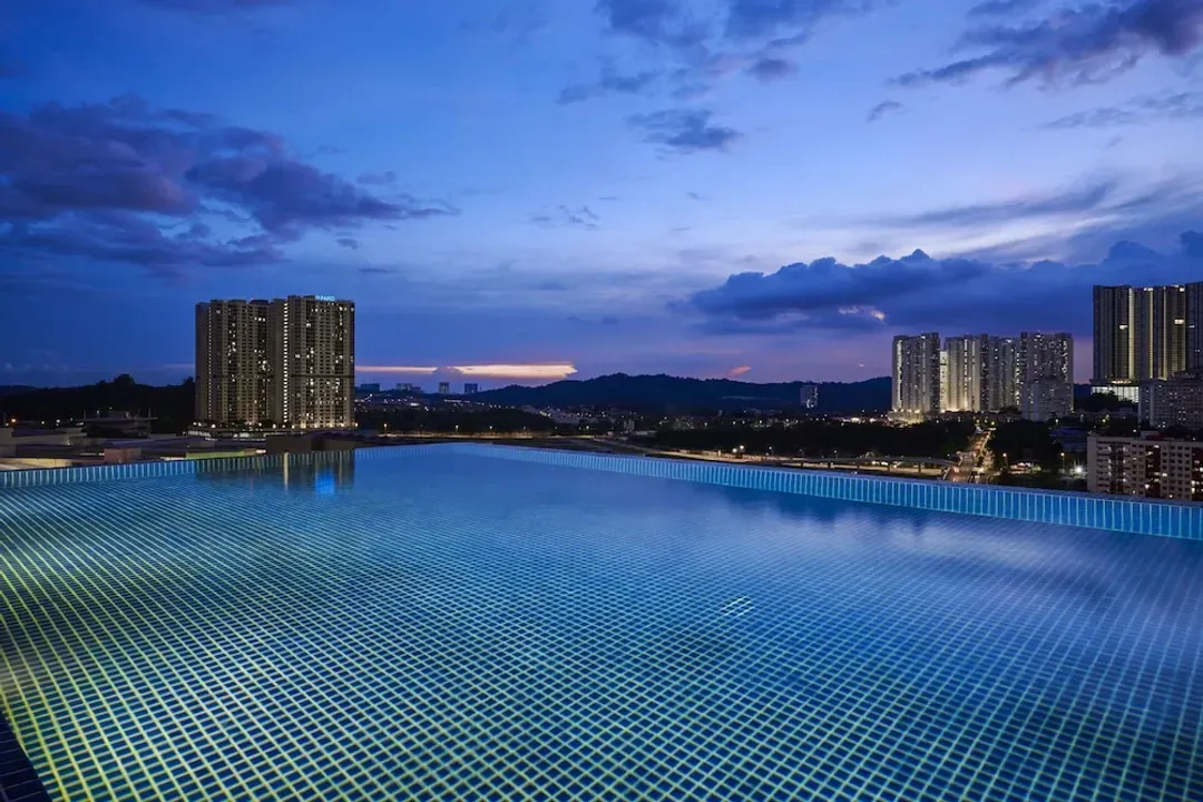 Rooftop pool