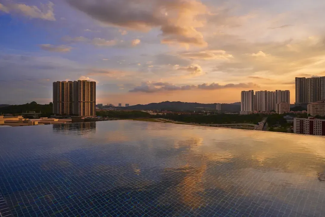 Rooftop pool
