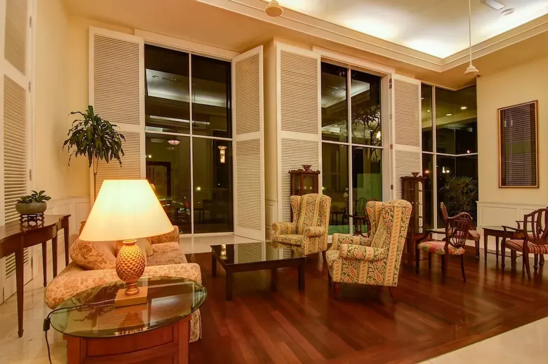 Lobby sitting area