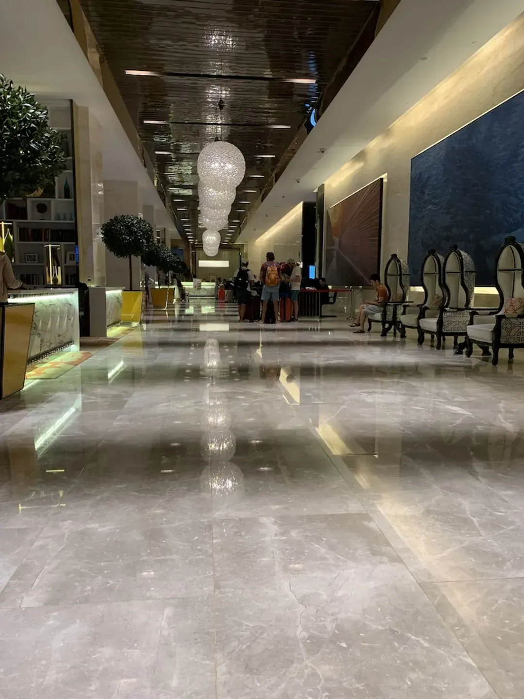 Lobby sitting area