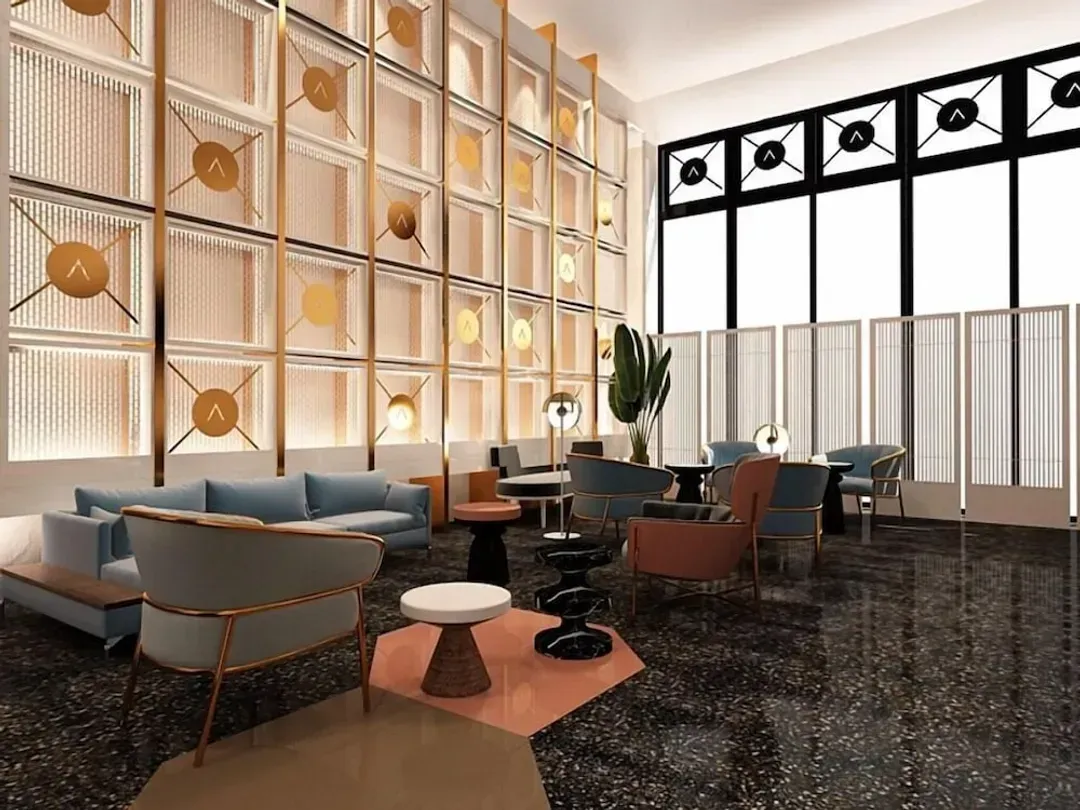 Lobby sitting area