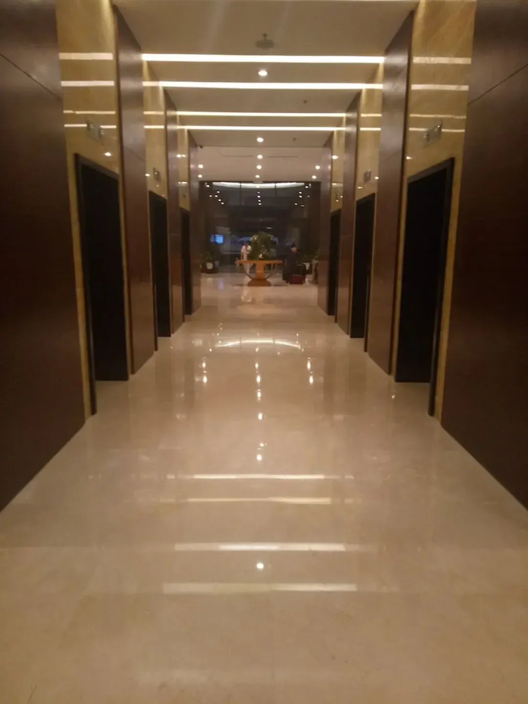 Interior entrance