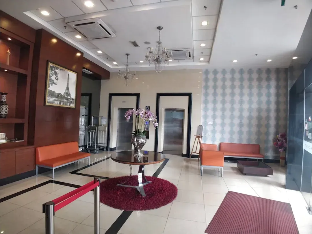Lobby sitting area