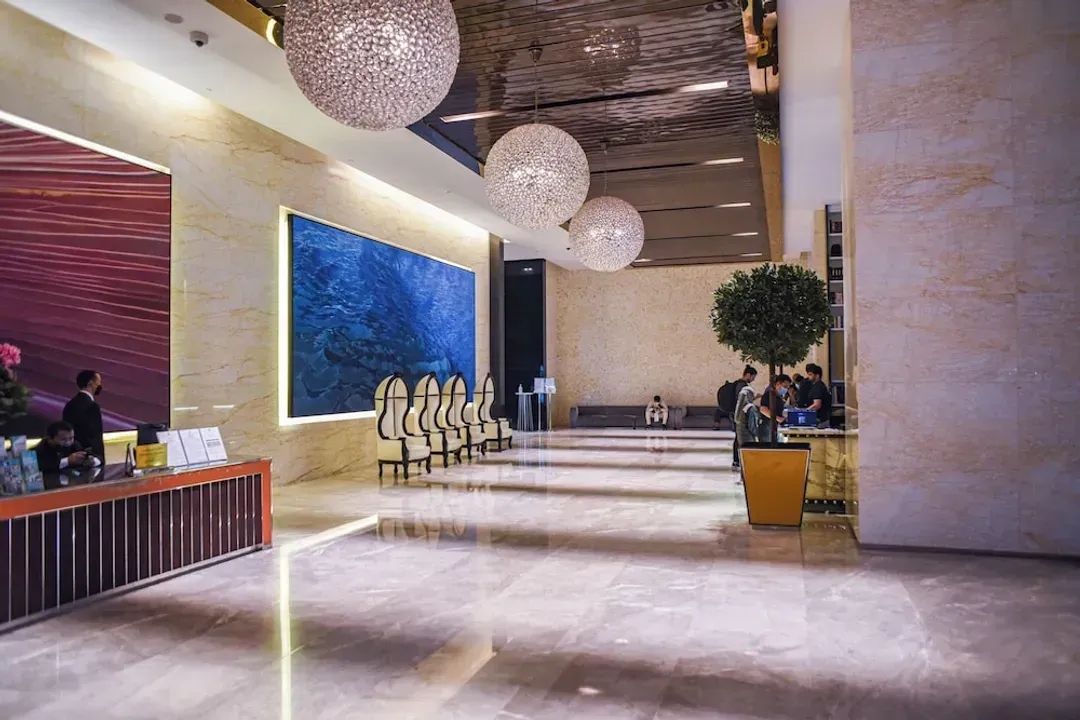 Lobby sitting area