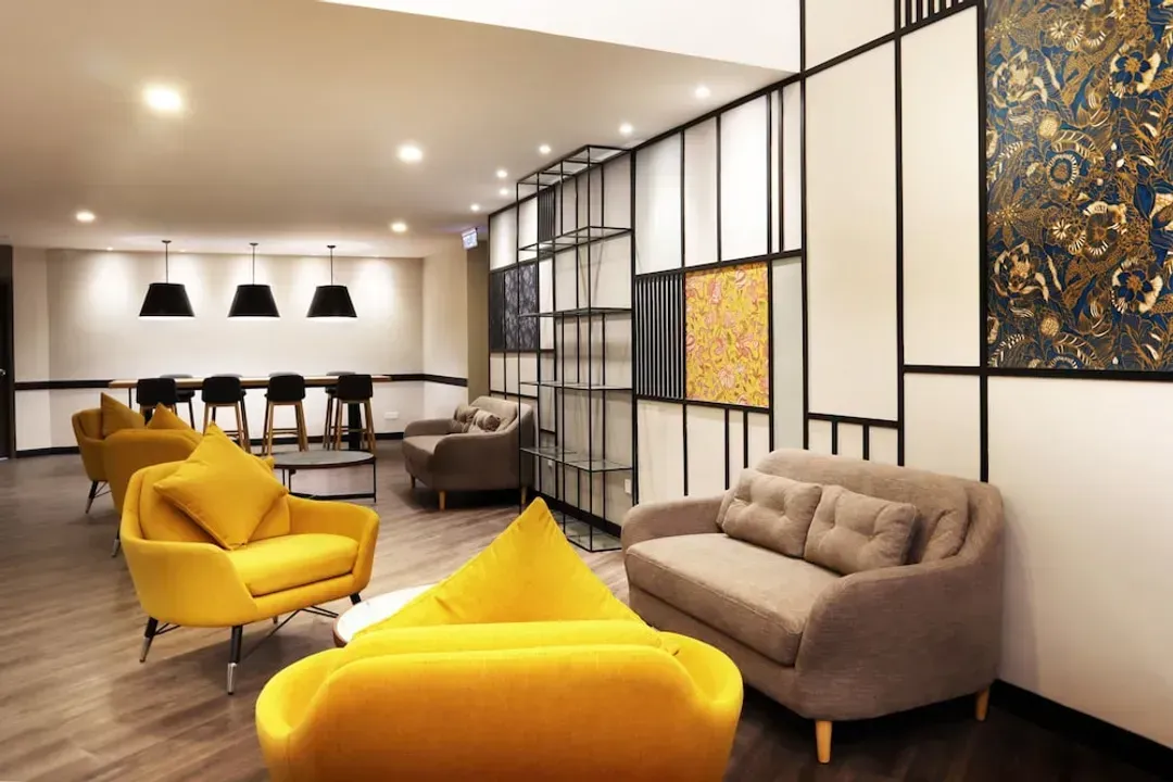 Lobby sitting area