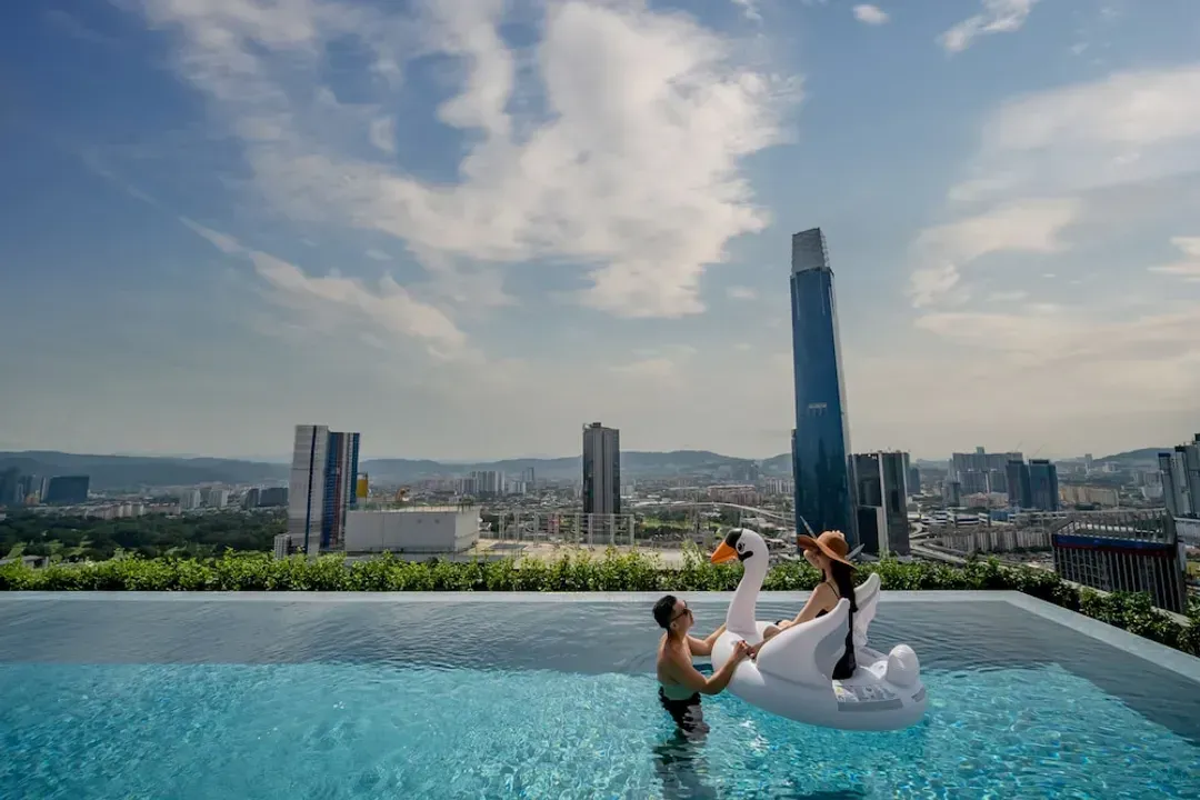 Rooftop pool