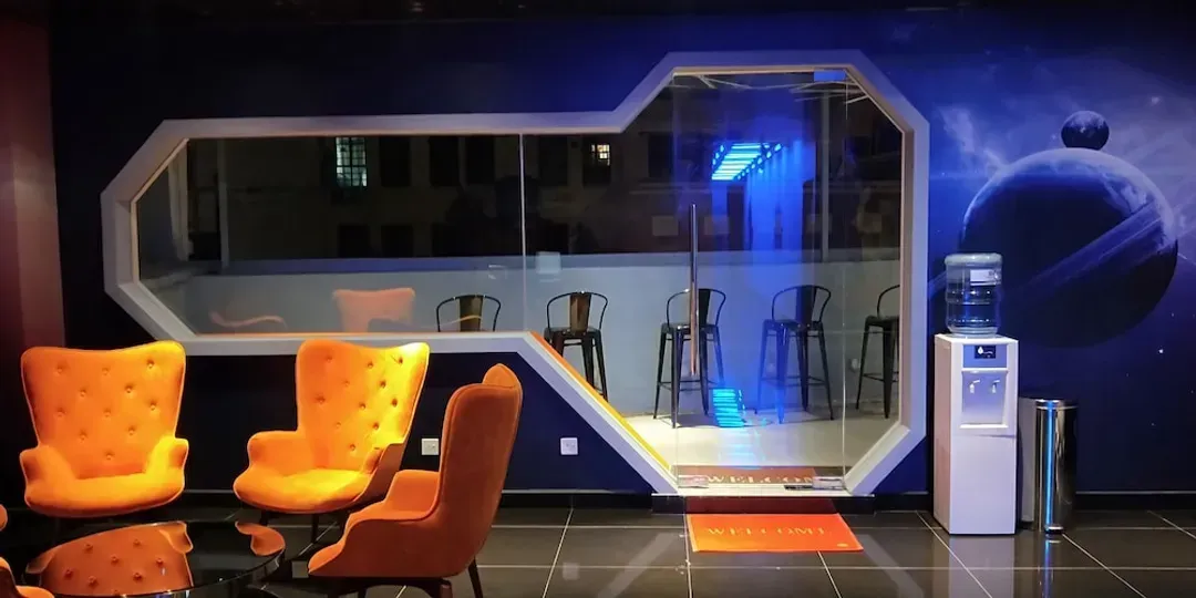 Lobby sitting area