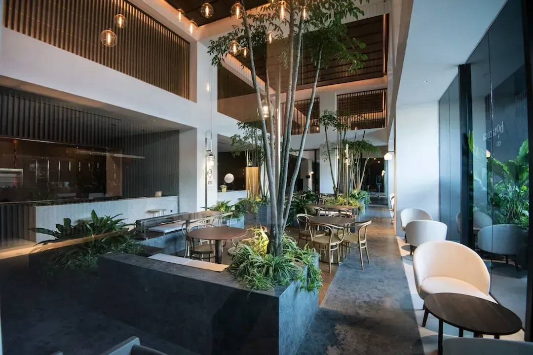 Lobby sitting area