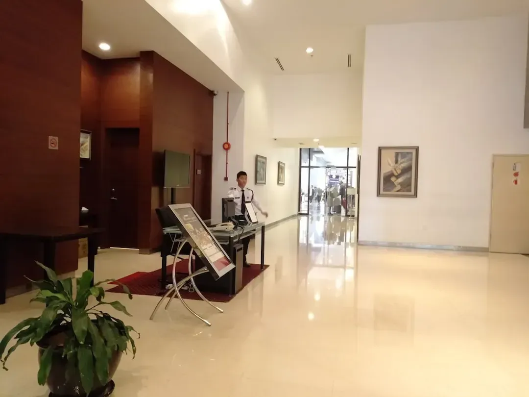 Lobby sitting area