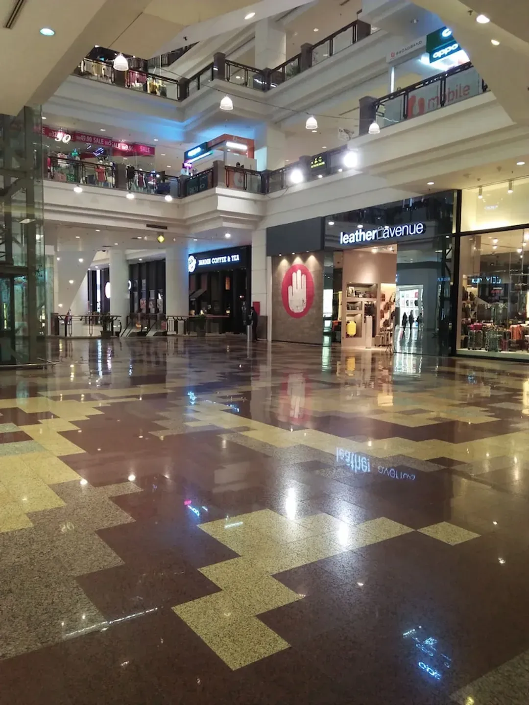Interior entrance