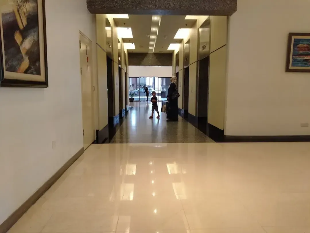 Interior entrance