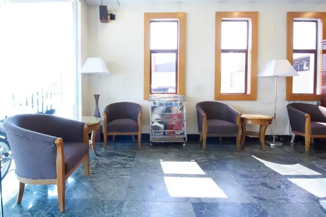Lobby sitting area