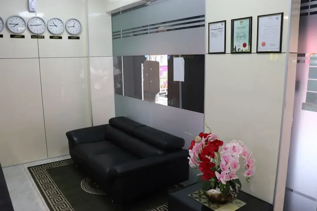 Lobby sitting area