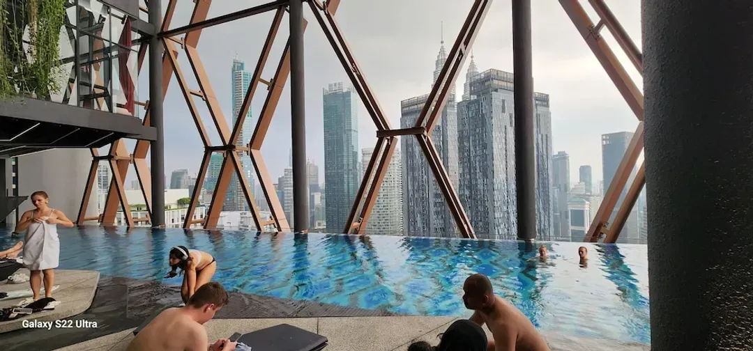 Rooftop pool