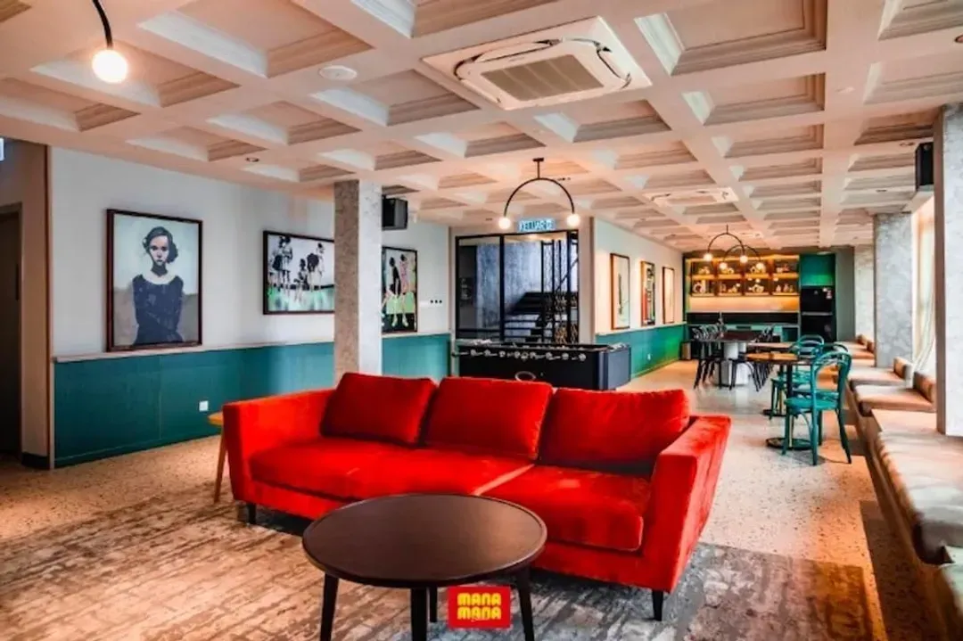 Lobby sitting area