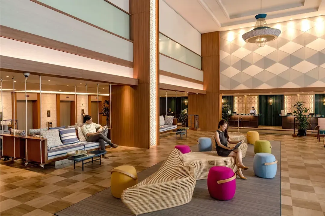Lobby sitting area