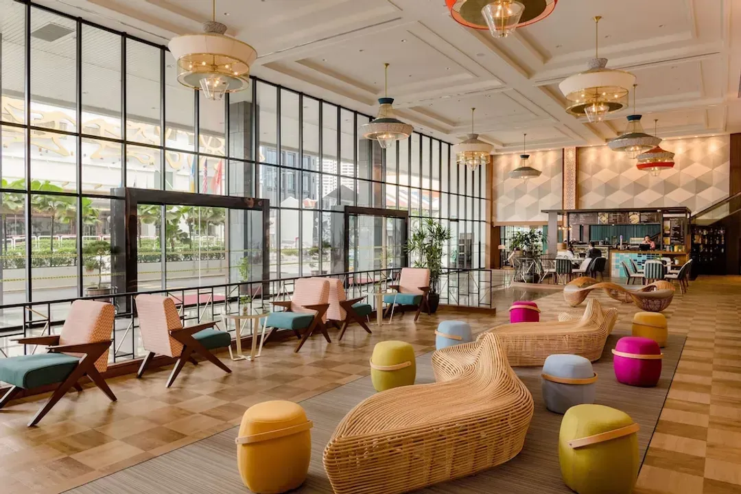 Lobby sitting area