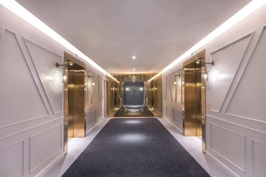 Interior entrance