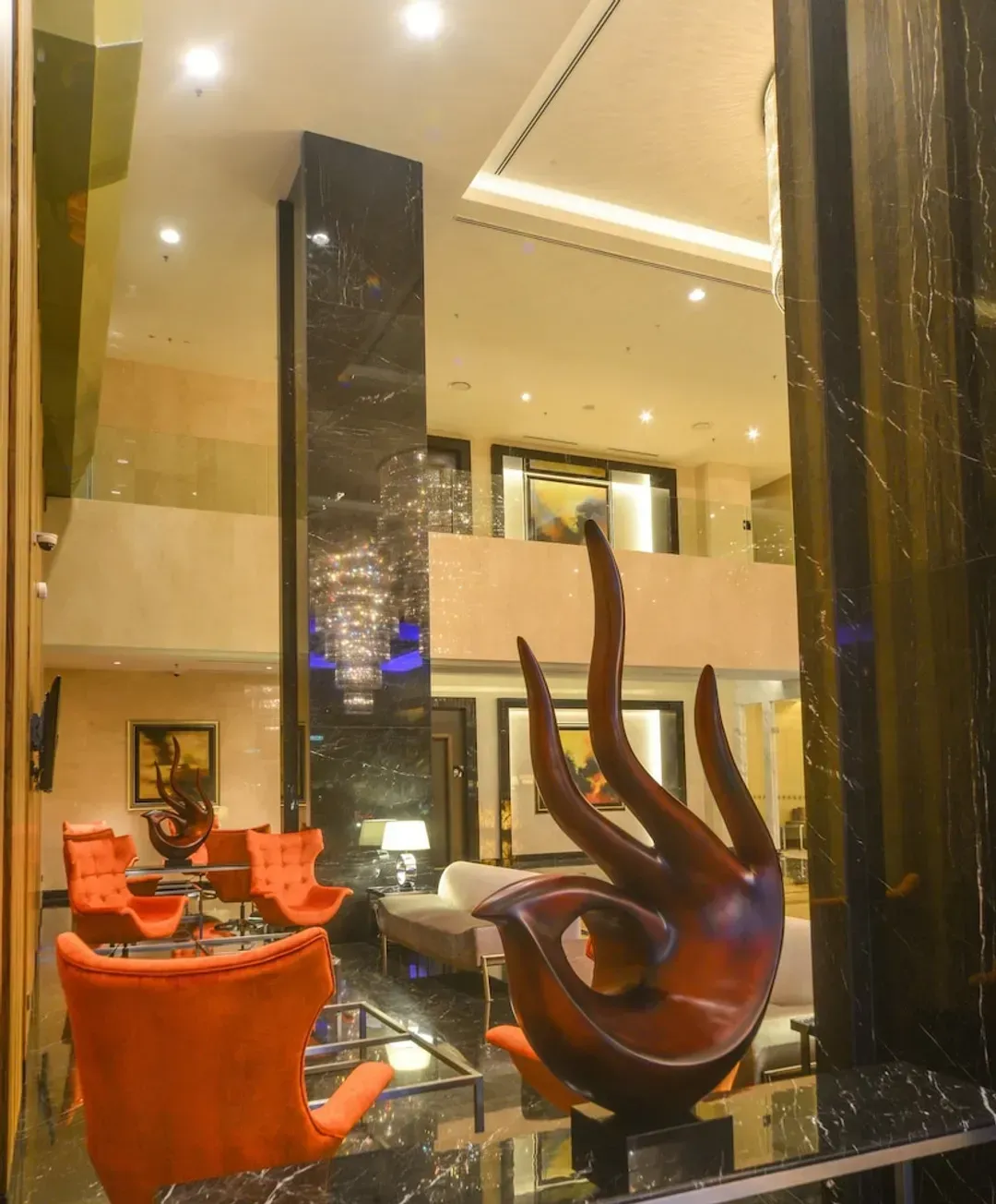 Lobby sitting area