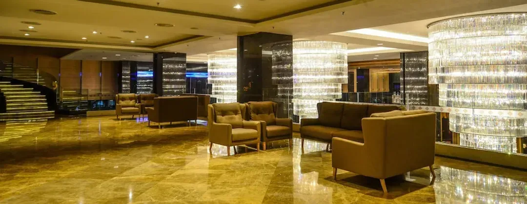 Lobby sitting area