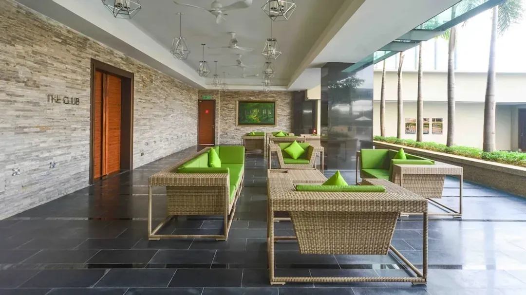 Lobby sitting area