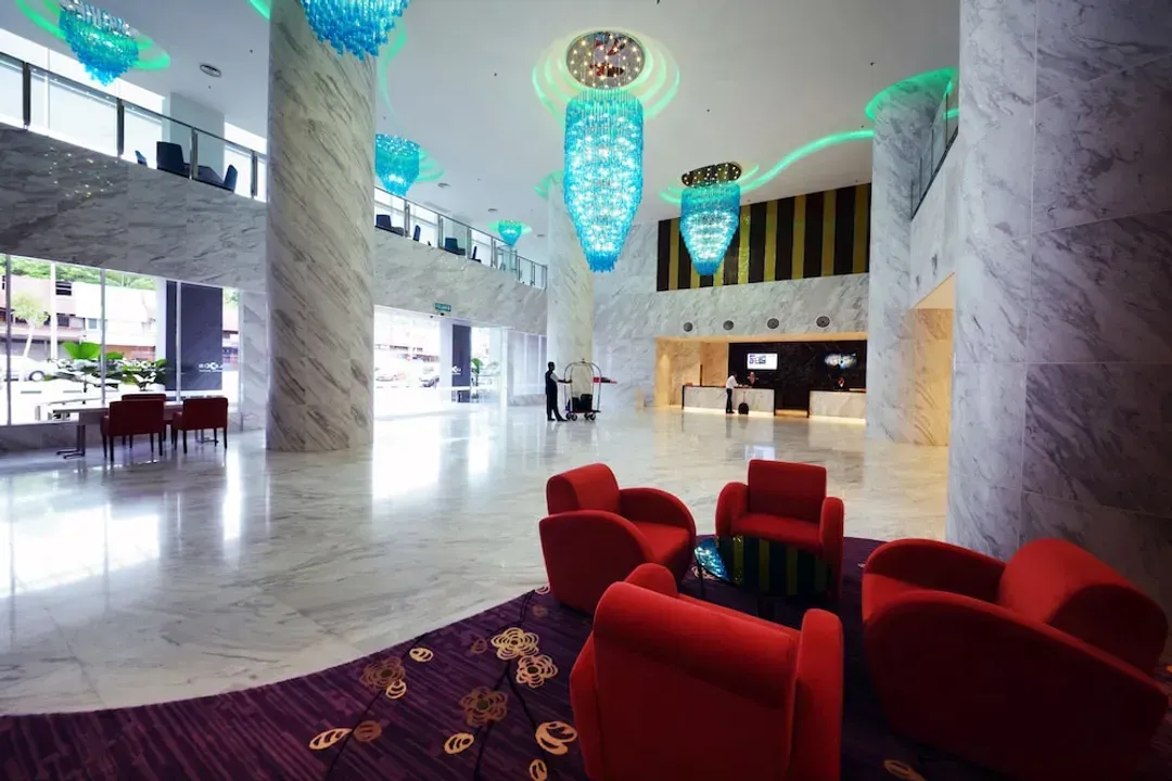 Lobby sitting area