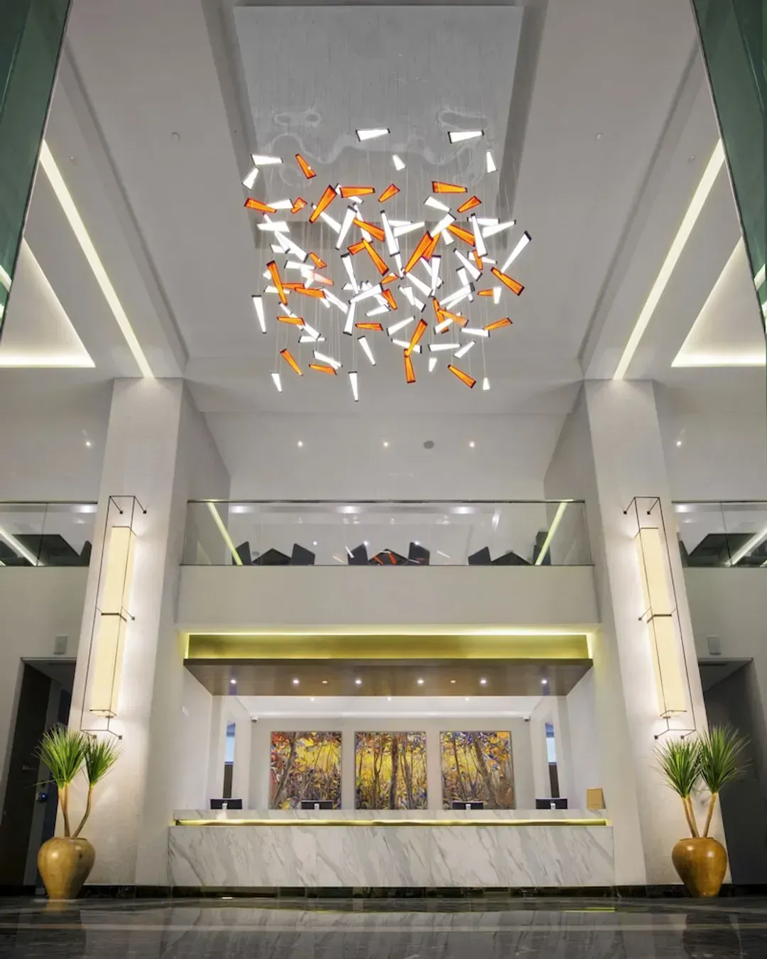 Interior entrance