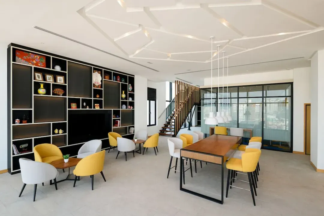 Lobby sitting area
