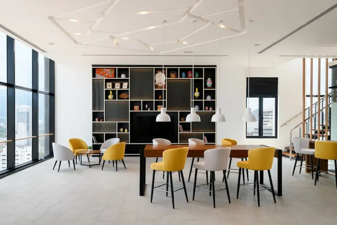 Lobby sitting area