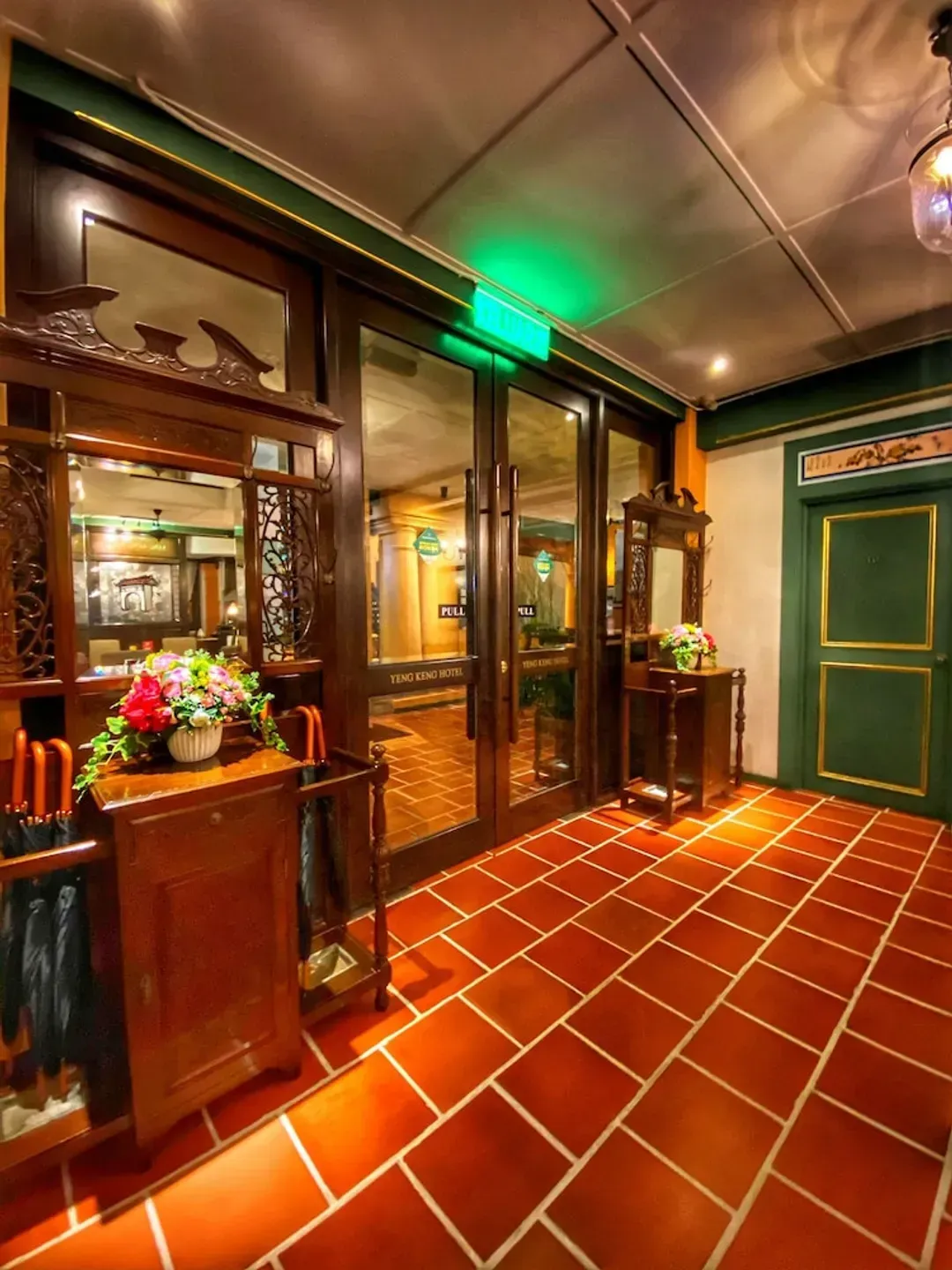Interior entrance
