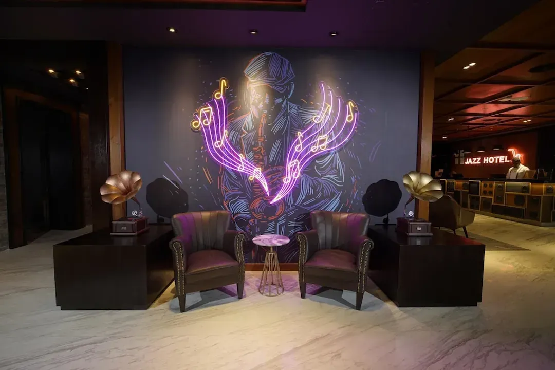 Lobby sitting area