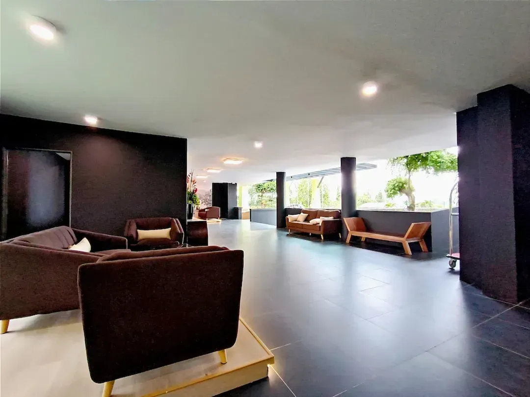 Lobby sitting area