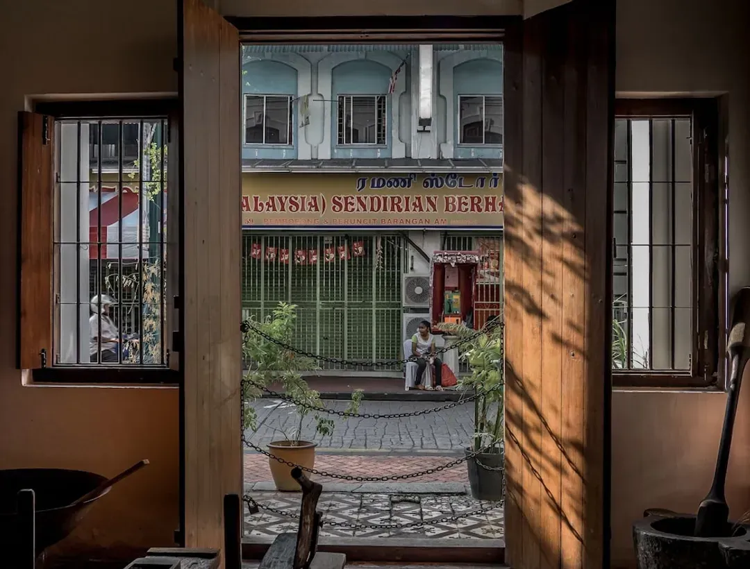 Interior entrance