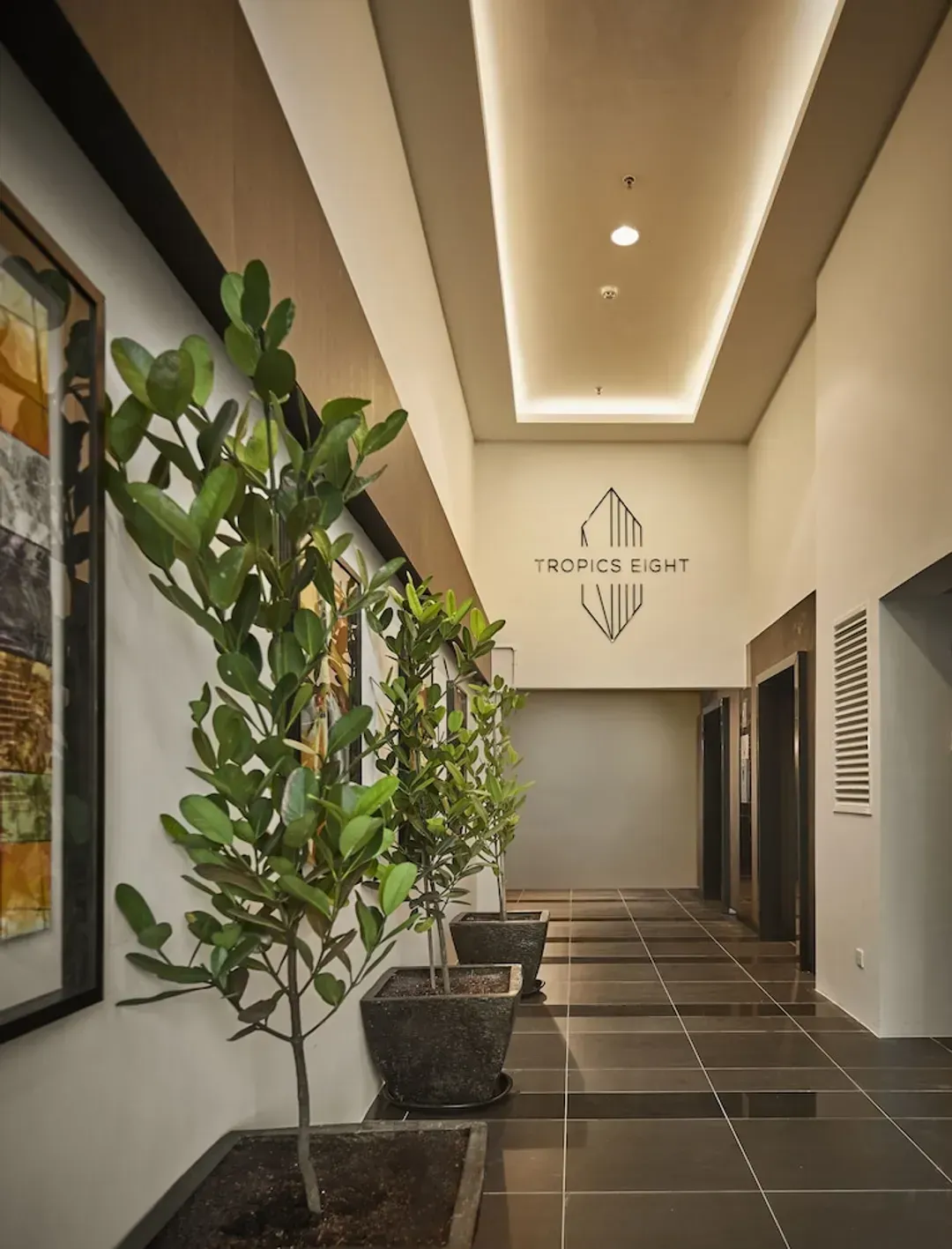 Interior entrance