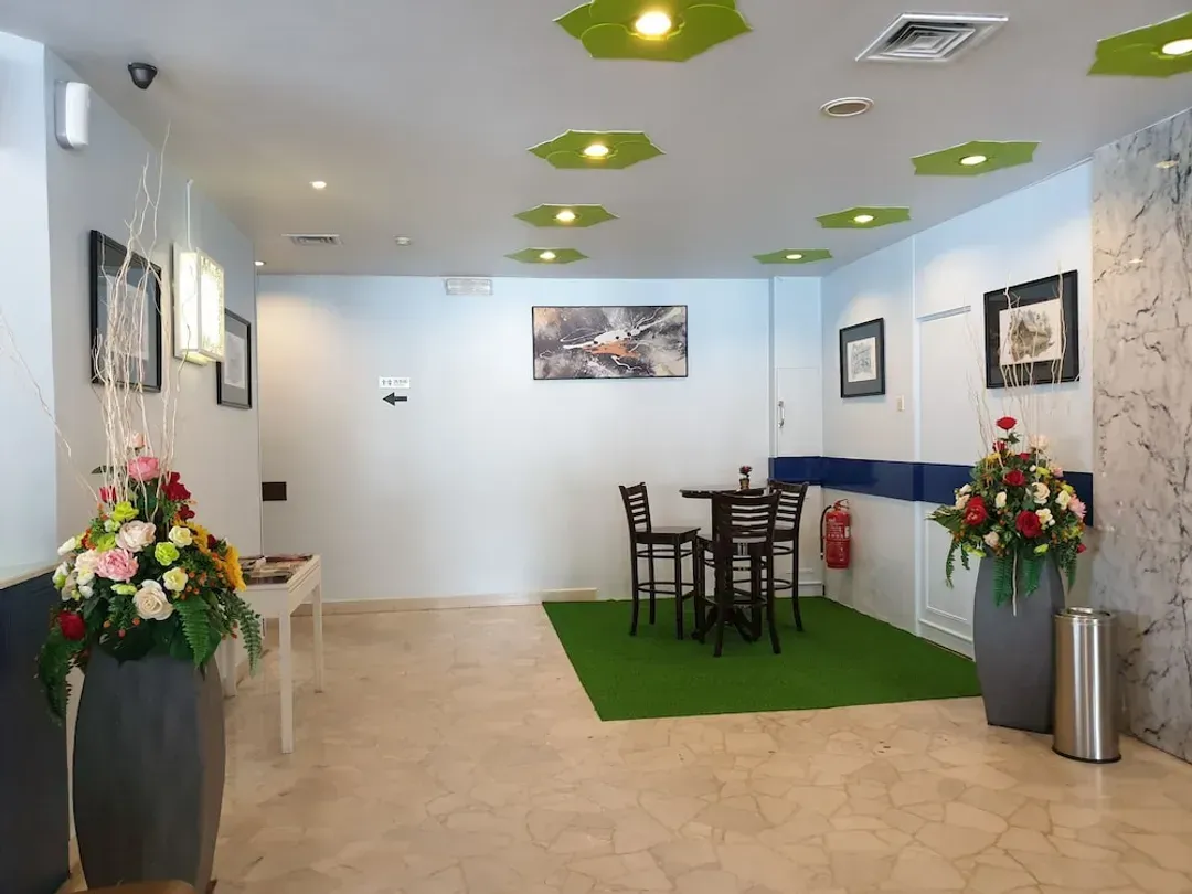 Lobby sitting area